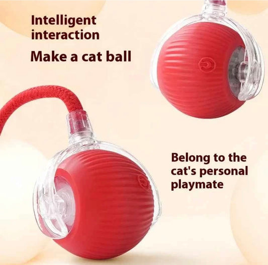 Automatic Rolling Ball Smart Cat Dog Toy Electric Pet Self-moving Kitten Game