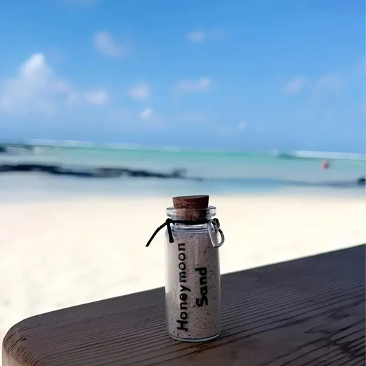 Honeymoon Keepsake Unique Wedding Travel Gift Small Sand Bottle Bride Gift Couple Gift Vacation Sand Jar Beach Honeymoon Memory