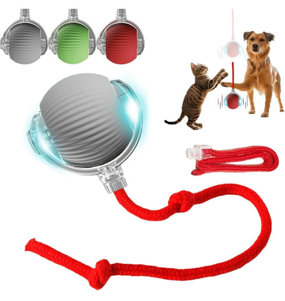 Automatic Rolling Ball Smart Cat Dog Toy Electric Pet Self-moving Kitten Game