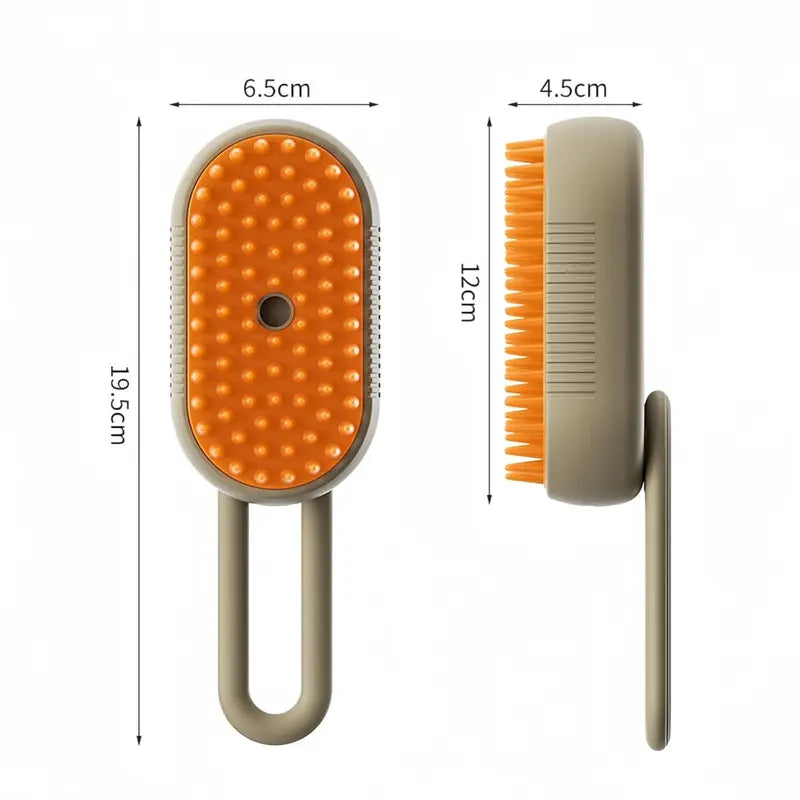 Pet Steam Brush,Cat Dog Hair Remover, Adjustable Pet Hair Remover,Pet Steamy Mist,Steam Pet Brush for Pet Hair 3-IN-1 Steamy Cat Brush Grooming Comb for Dog Steam Brush
