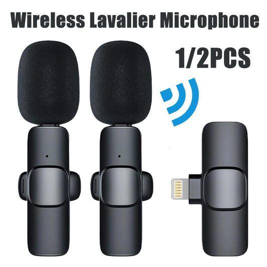 Microphone Wireless Audio Video Recording Mini Mic For iPhone iOS