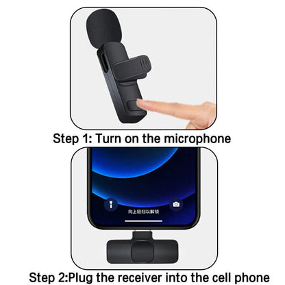 Microphone Wireless Audio Video Recording Mini Mic For iPhone iOS