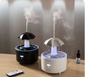 Raindrop Humidifier Water Drop Aromatherapy Diffuser Air Humidifier Night Light