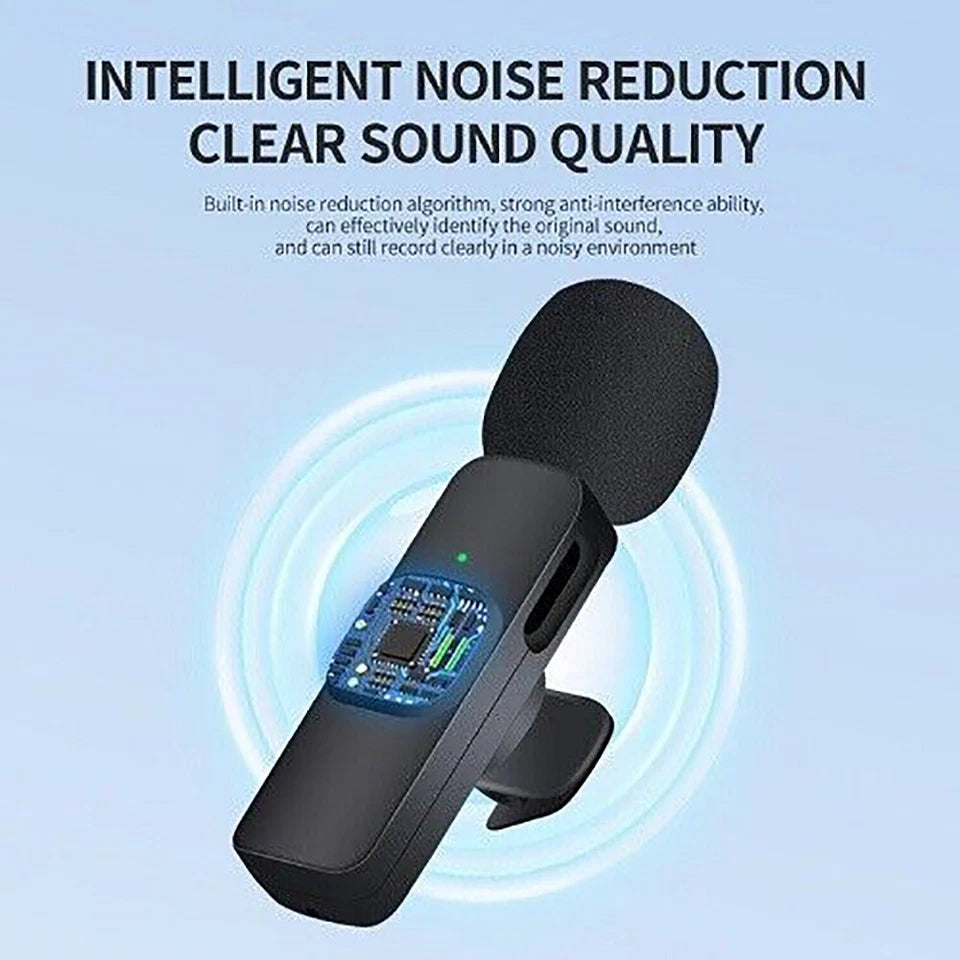 Microphone Wireless Audio Video Recording Mini Mic For iPhone iOS