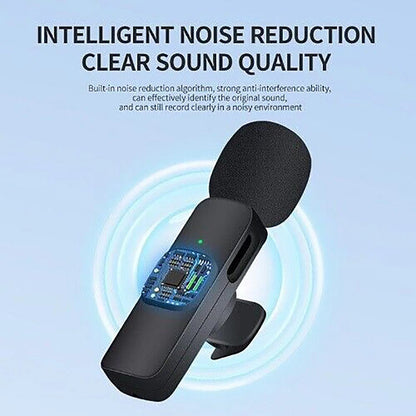 Microphone Wireless Audio Video Recording Mini Mic For iPhone iOS